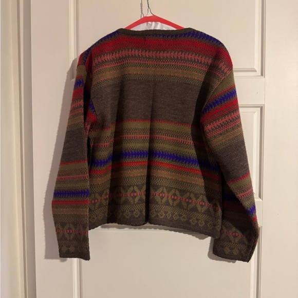 Multicolor Patterned Women's Cardigan - Picture 5 of 7